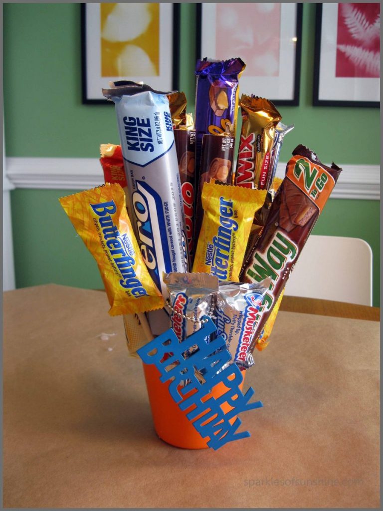 Completed Candy Bouquet