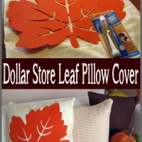 Add some pizzazz to a plain pillow cover for just $1 and some glue with a trip to the dollar store. Christie at Sparkles of Sunshine shows you how easy it is!