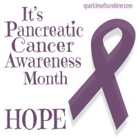 Did you know that November is Pancreatic Cancer Awareness Month?