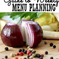 Learn how easy it is to be prepared with this complete guide to weekly menu planning, along with a free printable!