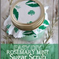 This Easy DIY Rosemary Mint Sugar Scrub recipe at Sparkles of Sunshine is simple to make and will leave your skin soft and smooth.