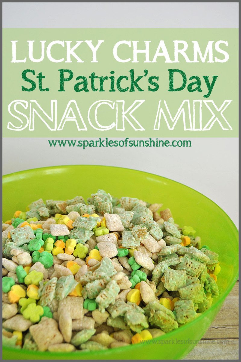 Lucky Charms Snack Mix at Sparkles of Sunshine