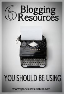 The 6 blogging resources you should be using to help manage and grow your blog. Take your blog to the next level with these great tools!