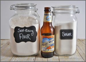 Quick and easy beer bread recipe using only 3 ingredients. Get the recipe at Sparkles of Sunshine!