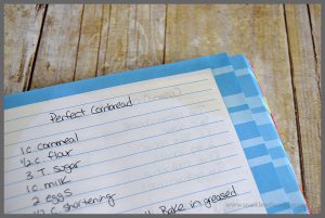 Recipe Binder Organization- Get your free printables to put together your very own Recipe Binder at Sparkles of Sunshine
