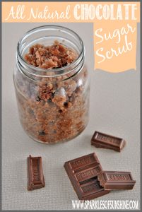 All Natural Chocolate Sugar Scrub Recipe from Sparkles of Sunshine