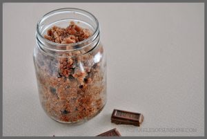 All Natural Chocolate Sugar Scrub Recipe from Sparkles of Sunshine