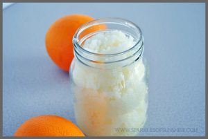 Check out this energizing orange sugar scrub recipe at Sparkles of Sunshine. Keep your skin soft with this moisturizing sugar scrub!