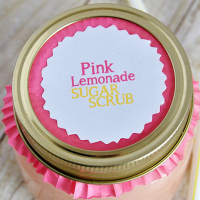 Want smoother skin? Check out this uplifting Pink Lemonade Sugar Scrub recipe at Sparkles of Sunshine!