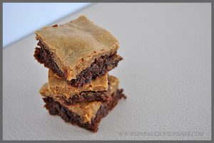 Biscoff lovers beware! Once you take a bite of these tasty Biscoff Layered Brownies, it will be hard to stop eating them! Get the recipe at Sparkles of Sunshine.