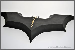 DIY Batman Clock at Sparkles of Sunshine...a perfect DIY gift for The Dark Knight fan!