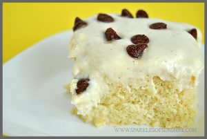 If you like a Cannoli, you'll love this recipe for a Cannoli Poke Cake at Sparkles of Sunshine.