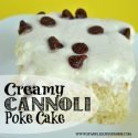 If you like a Cannoli, you'll love this recipe for a Cannoli Poke Cake at Sparkles of Sunshine.