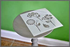 Let this stenciled plant stand makeover at Sparkles of Sunshine inspire you to update some old furniture pieces from your home today!