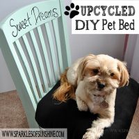 Have an old chair seeking a new purpose? Check out this easy Upcycled DIY Pet Bed at Sparkles of Sunshine!