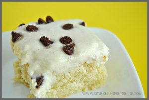 If you like a Cannoli, you'll love this recipe for a Cannoli Poke Cake at Sparkles of Sunshine.