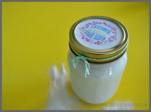 DIY Lavender Lemon Mint Sugar Scrub recipe from Sparkles of Sunshine!
