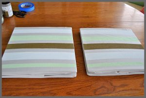 Have cheap storage bins lacking personality? Check out this easy storage bin makeover at Sparkles of Sunshine! All you need is painters tape, paint and a little time to make this easy transformation!