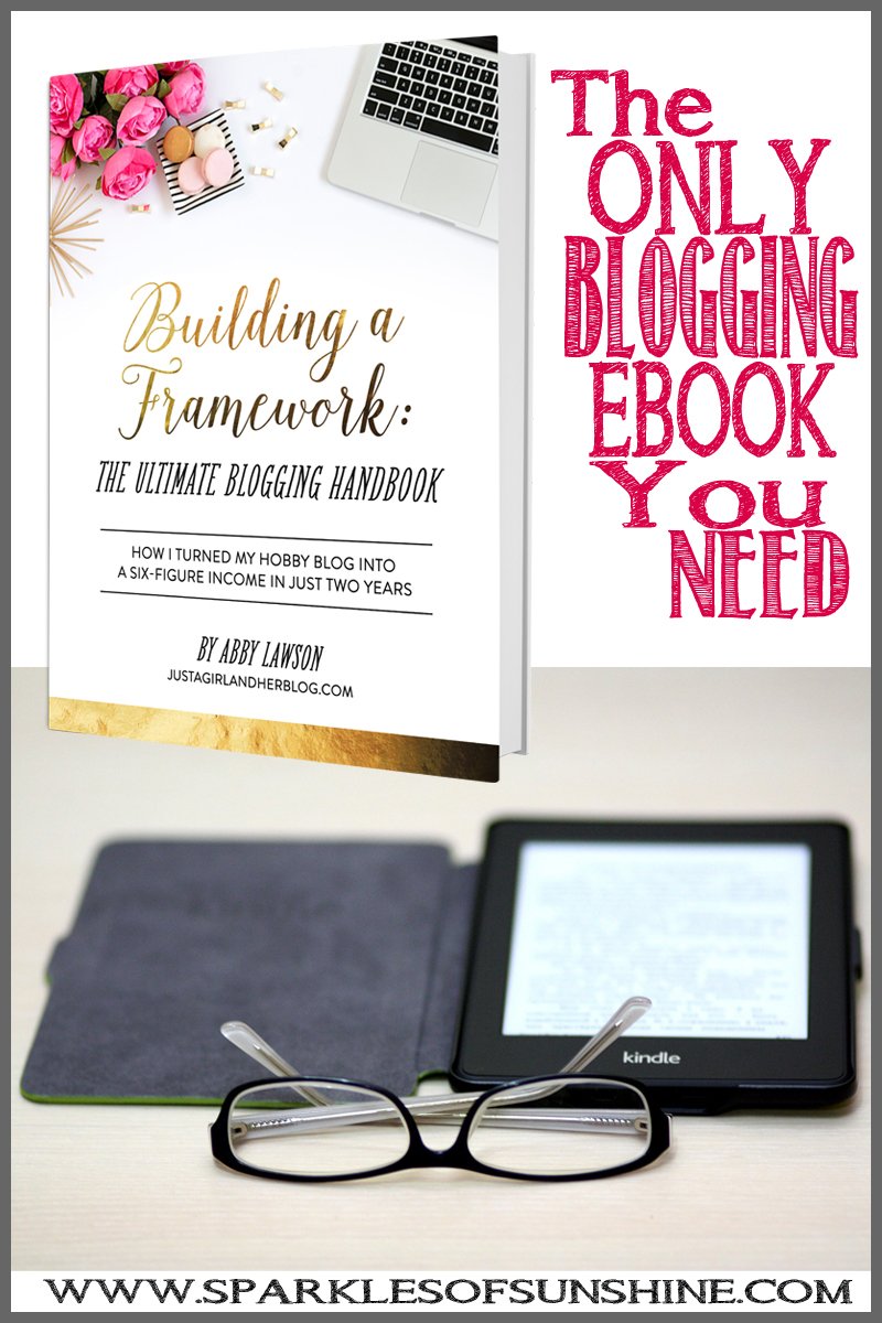 Find an honest review of the only blogging ebook you need at Sparkles of Sunshine.