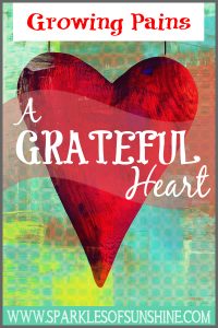 Ever experience growing pains? Find out why I'm grateful for the growing pains in my life.