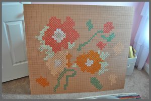 Looking for an affordable artwork option? Try DIY Cross Stitch Art Using Plywood!