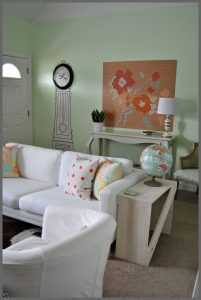Living room tour packed with lots of DIY and decorating ideas at Sparkles of Sunshine.