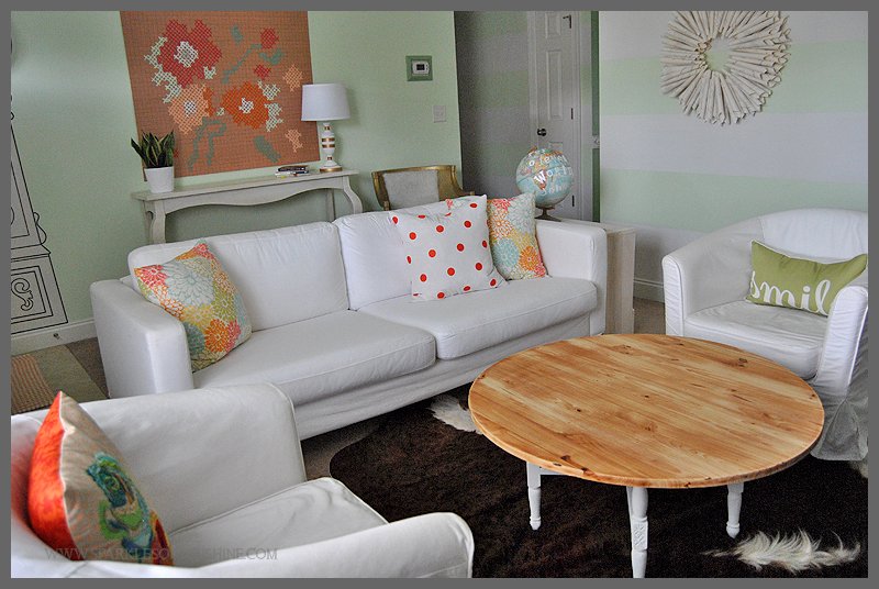 Living room tour packed with lots of DIY and decorating ideas at Sparkles of Sunshine.
