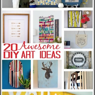 Decorate Those Walls! 20 Awesome DIY Art Ideas