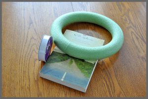 Make a book page wreath in just 3 easy steps, a simple tutorial at Sparkles of Sunshine.