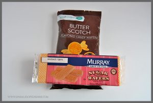 Easy to make homemade Butterscotch flavored Kit Kat Bars from Sparkles of Sunshine!