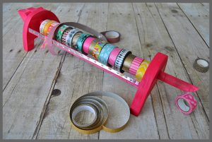 Anthropologie Inspired DIY Washi Tape Dispenser at Sparkles of Sunshine