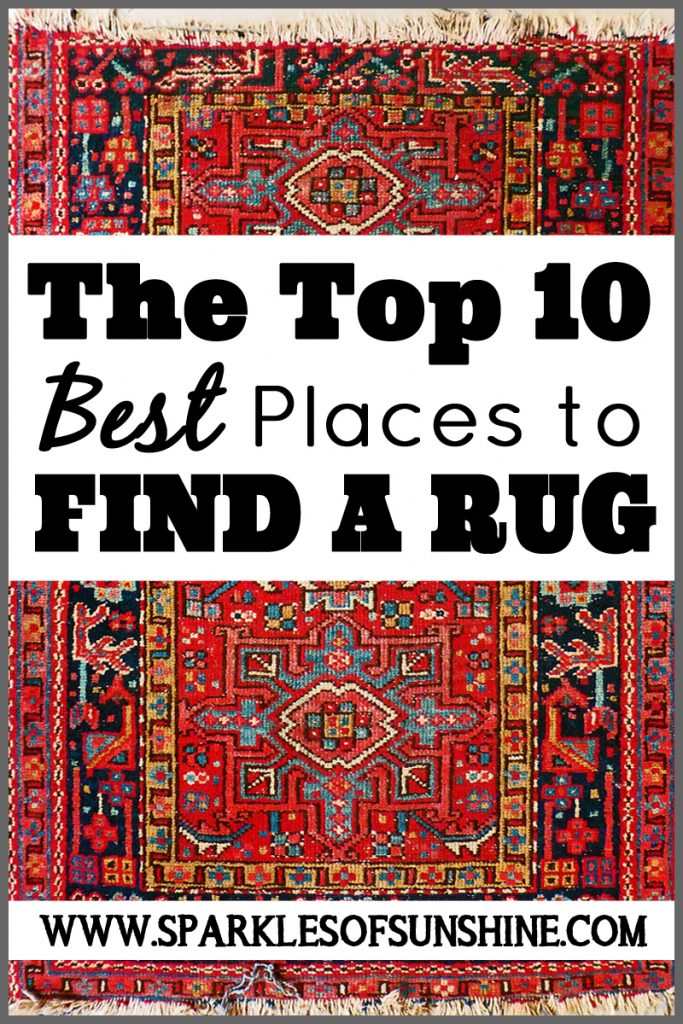 Top 10 Best Places to Find a Rug - Sparkles of Sunshine