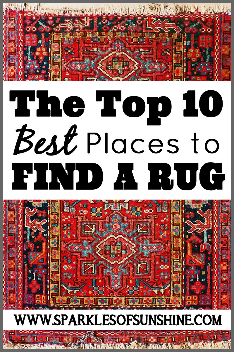 If you need a rug, read this! Top 10 list of the best places to shop for a rug.