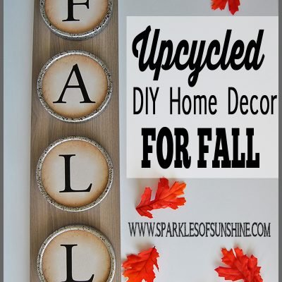 Upcycled DIY Home Decor For Fall