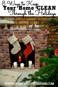 Don't fall behind during the holidays....learn 8 ways to keep your home clean through the holidays this year.