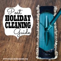 Need help getting your home clean after the holidays? Get your Post Holiday Cleaning Guide at Sparkles of Sunshine today!