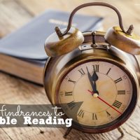 What is keeping you from reading your Bible every day? Check out these common hindrances to Bible reading with some tips to get back on track!