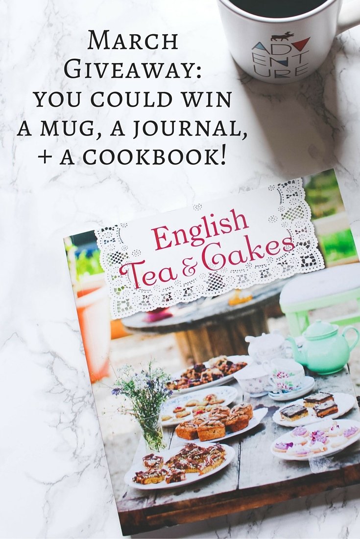 March Giveaway - You could win a mug, journal, and cookbook! [1504343]
