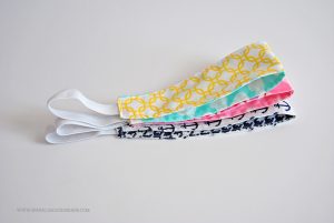 Make your own reversible fabric headbands easily with these directions and templates from Sparkles of Sunshine.