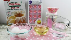 These tasty Krispy Kreme Cupcakes are simply to make and would be a perfect treat for Mother's Day, a Spring brunch or any time of year.