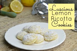 These luscious lemon ricotta cookies are bursting with the refreshing flavor of lemon packed in a cake-like cookie. It's perfect for spring, summer, or any time of year!