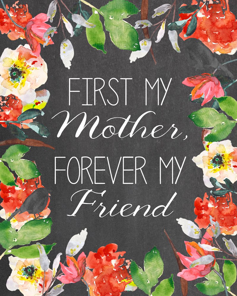 Download and print this beautiful Mother's Day Free Printable Art at Sparkles of Sunshine today.