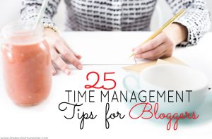 Blogging can be hectic, but it doesn't have to be. Use these 25 time management tips for bloggers to get your blogging life under control!