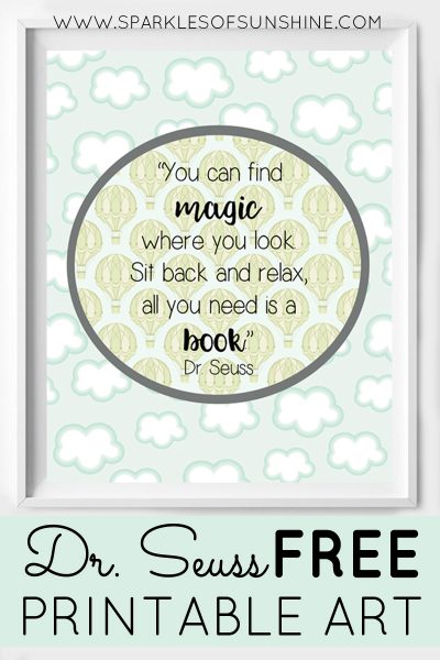 Dr. Seuss Free Printable Art - Sparkles of Sunshine