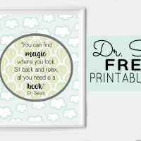 Get your Dr. Seuss Free Printable Art today at Sparkles of Sunshine!