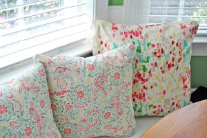 Learn how easy it is to make envelope pillow covers for your home with this simple tutorial.