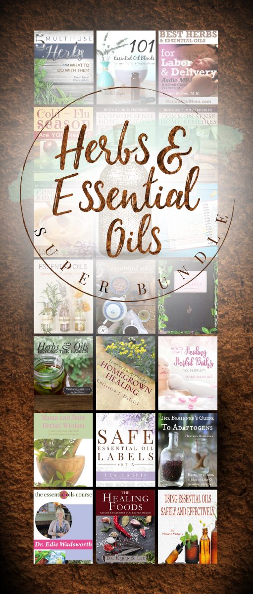 Grab the Herbs & Essential Oils Super Bundle while you can!