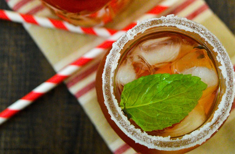 This Peach Mint Sweet Tea is the prefect refreshing beverage for summer. Dress up the old southern classic with the tasty flavors of peach and mint today...you'll be glad you did!