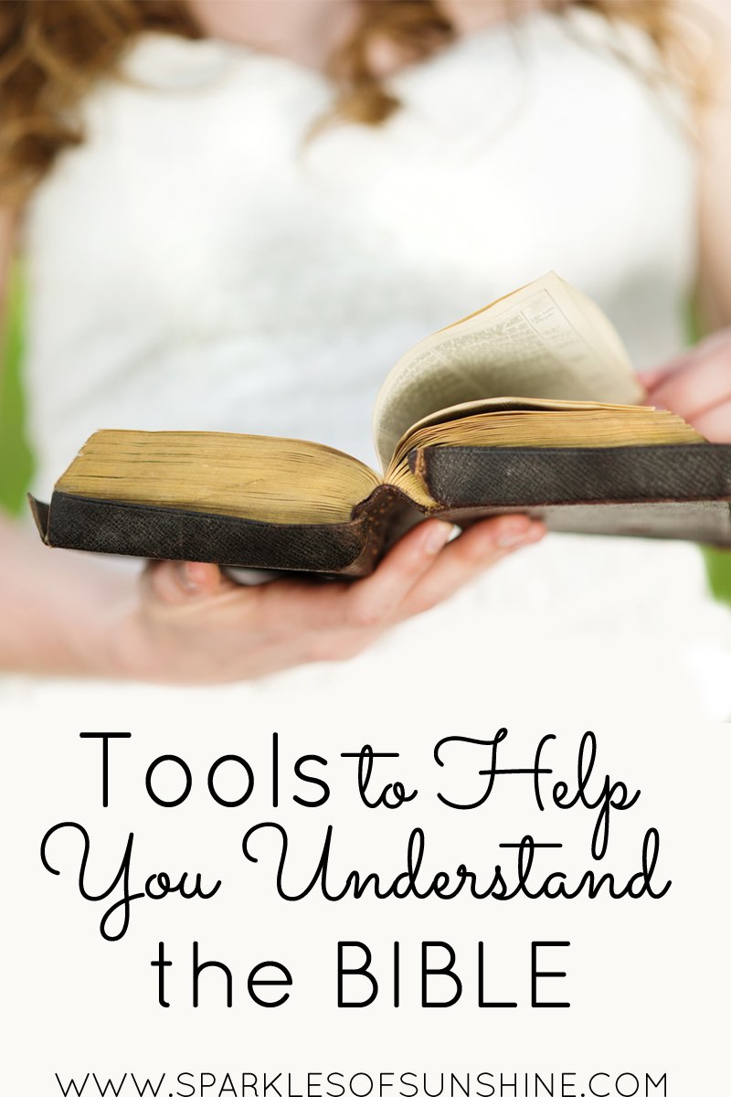 Need some help studying the Bible? Check out these tools to help you understand the Bible.