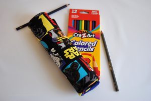 This roll-up pencil case will keep your pencils organized in style! Check out the step by step sewing tutorial today.